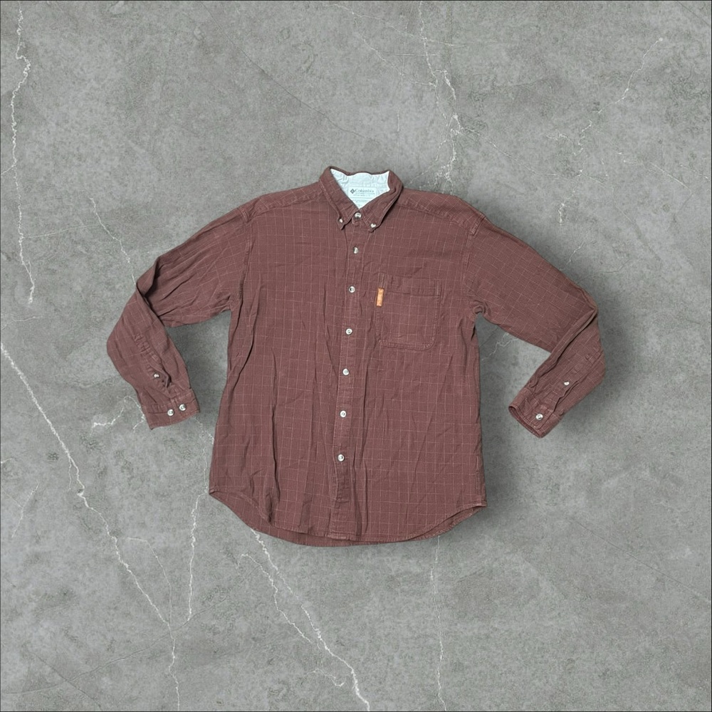 Burgundy Button Up Flannel